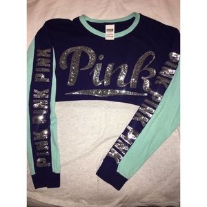 Women’s VS PINK Sequin Crewneck